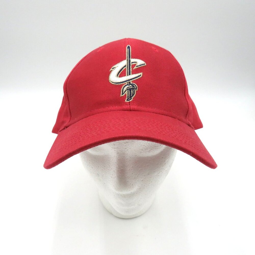 Cleveland Cavaliers Hat Adidas Red Adjustable NBA Basketball Logo‎ Cap